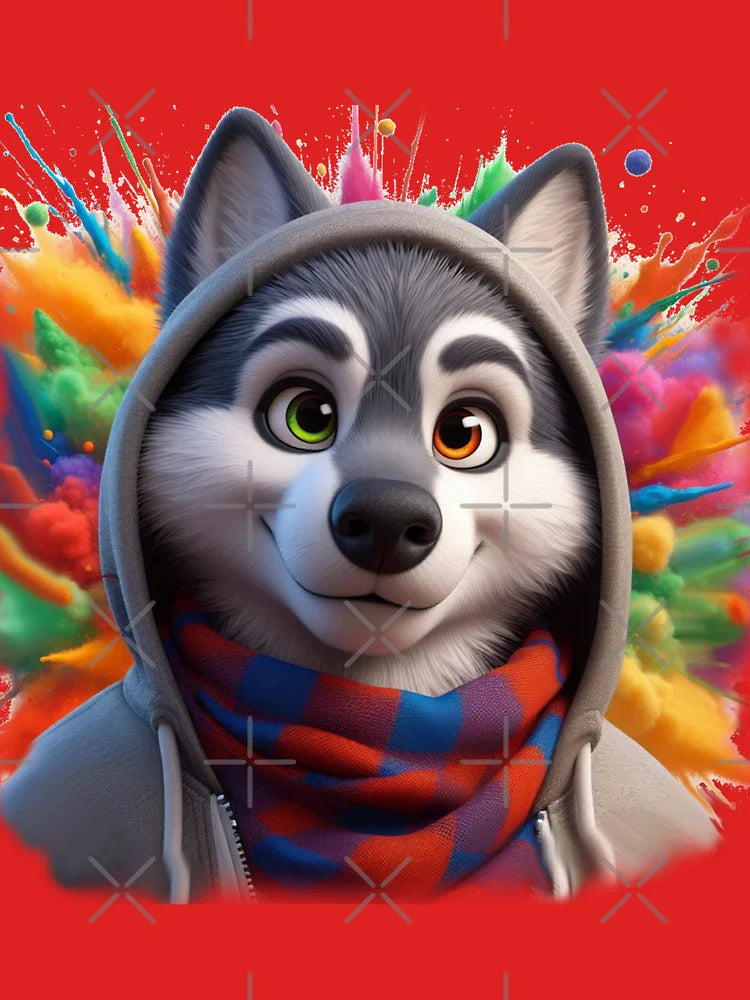 Wolf 3 * Color Explosion Classic T-Shirt