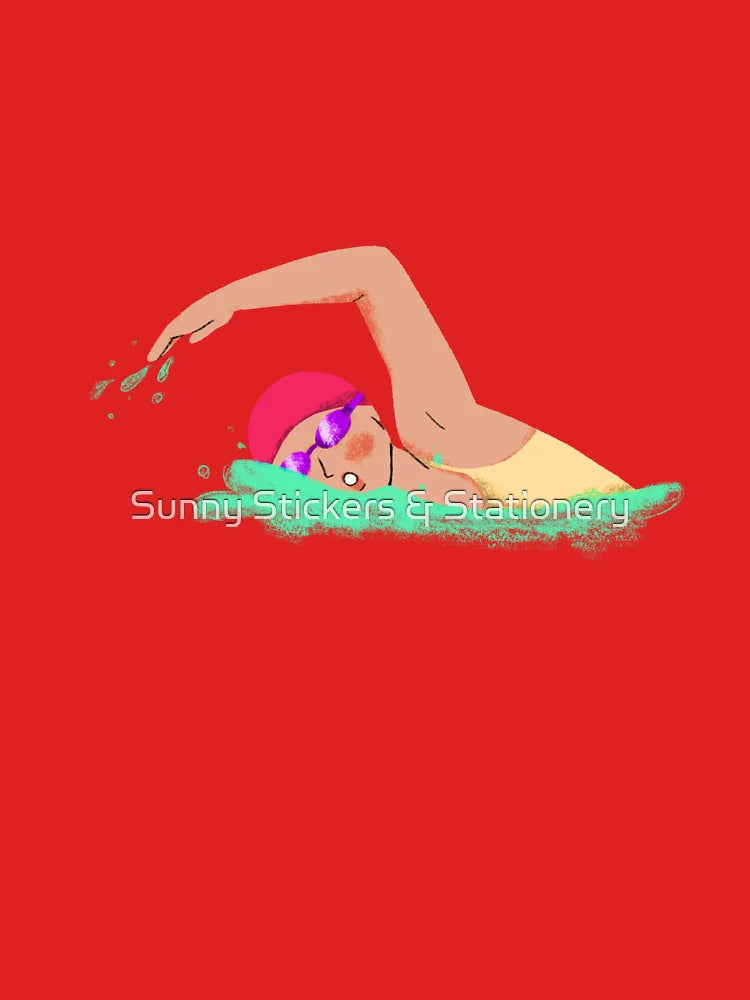 Woman Swimming Classic T-Shirt