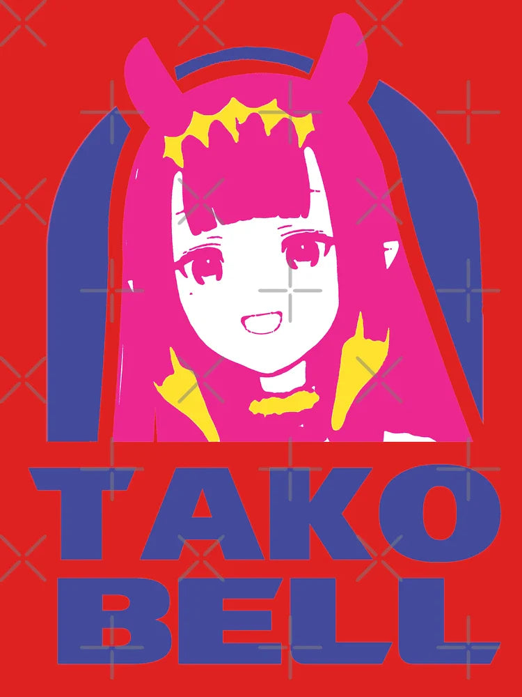 Hololive EN Ina TAKO BELL Logo Parody Classic T-Shirt