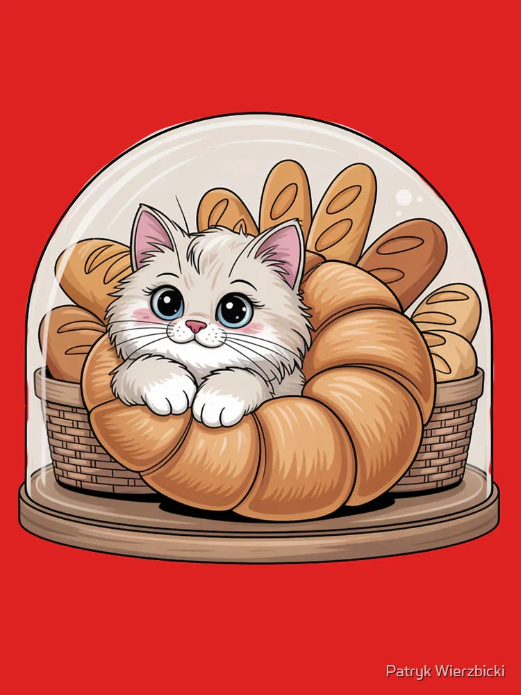 Croissant Kitty Co Classic T-Shirt