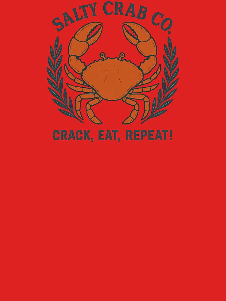 Salty Crab Shirt – Vintage Nautical Seafood Classic T-Shirt