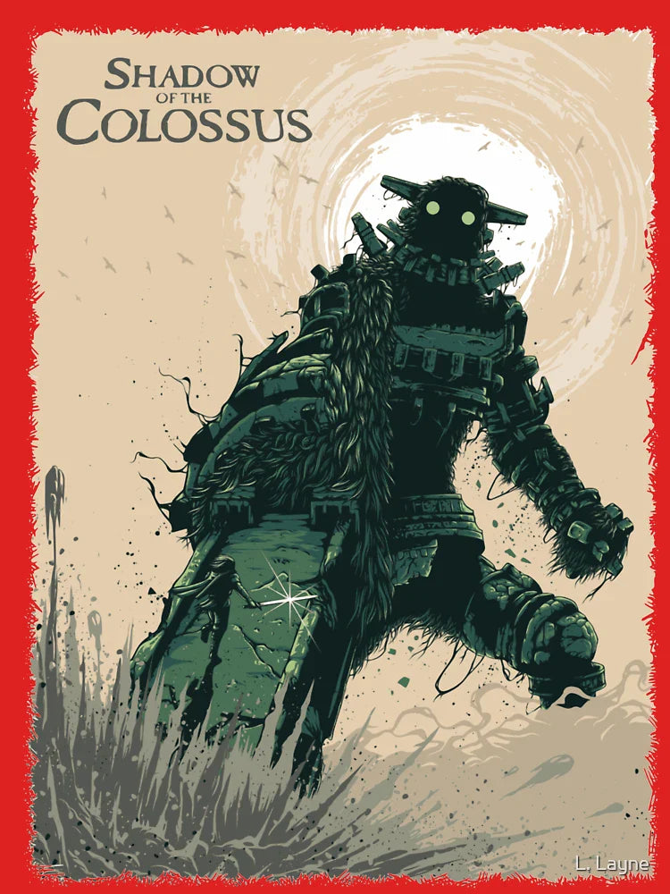 Shadow of The Colossus Bossfight Battle Artwork Classic T-Shirt