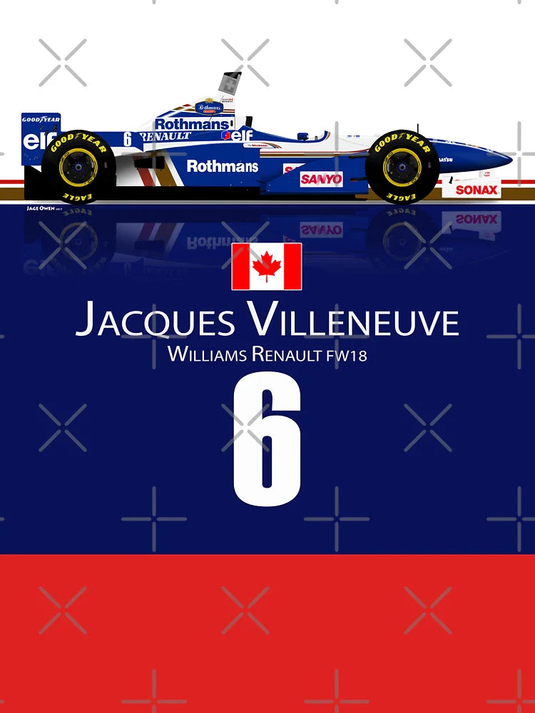 Jacques Villeneuve - Williams FW18 Classic T-Shirt