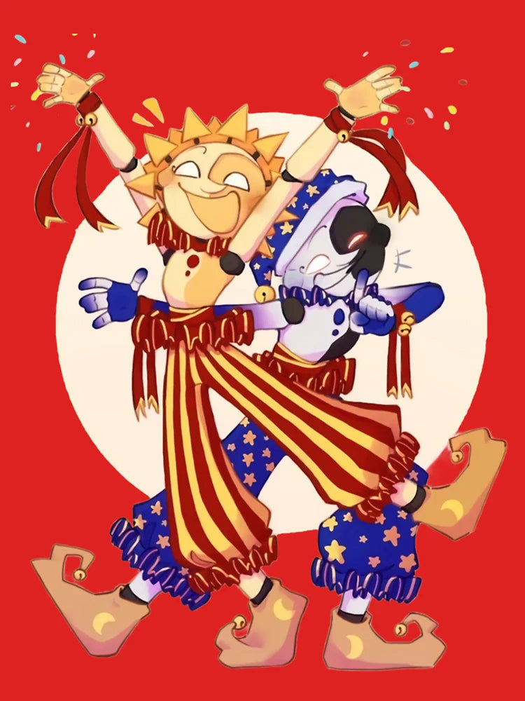 SunDrop and MoonDrop FNAF Security Breach   Classic T-Shirt