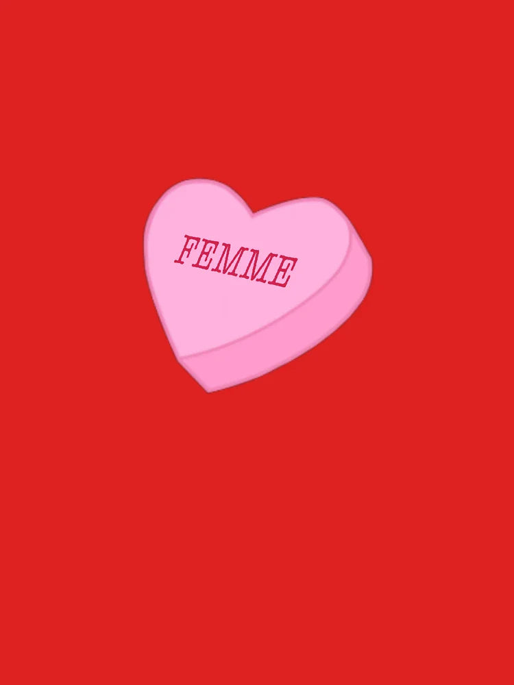 femme candy heart Classic T-Shirt
