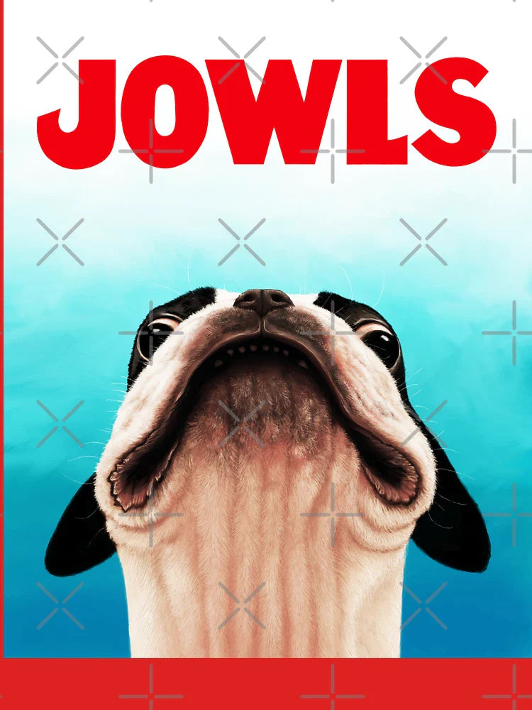 Jowls Boston Terrier poster Classic T-Shirt