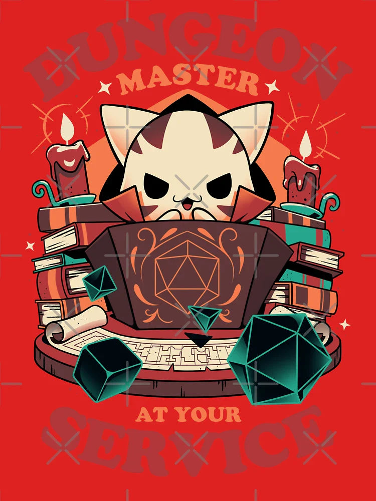 Dungeon Master's Call - Evil Cat Gamer Classic T-Shirt