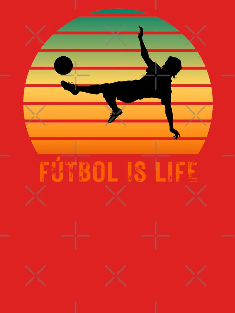 FUTBOL IS LIFE Vintage gifts for soccer lovers, football players, and futbol fans Classic T-Shirt