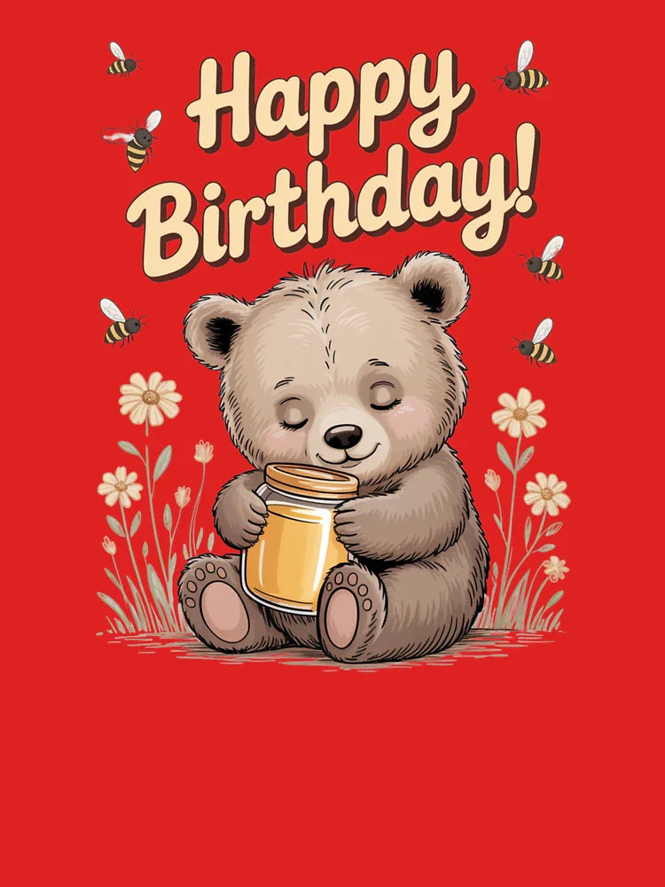 Bear Birthday Bliss Classic T-Shirt