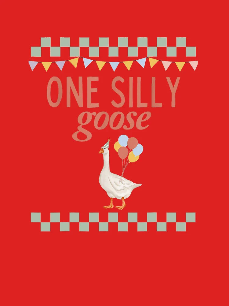 One Silly Goose Matching First Birthday Funny Kids Classic T-Shirt