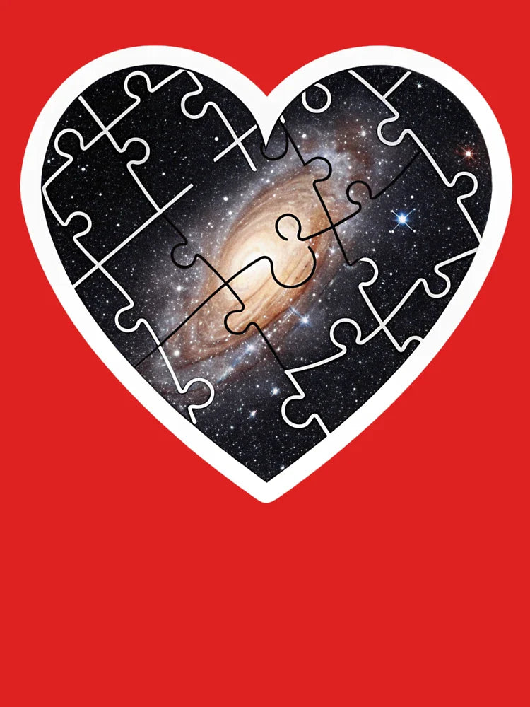Cosmic Puzzle Heart Classic T-Shirt