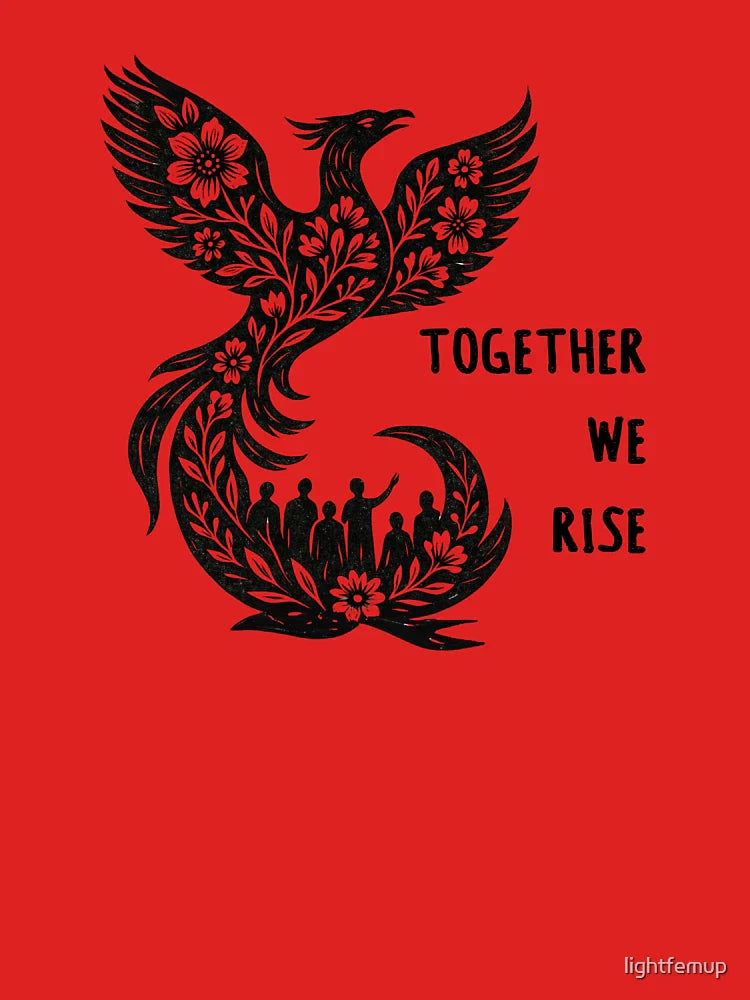 Together We Rise Phoenix Solidarity Symbol Classic T-Shirt