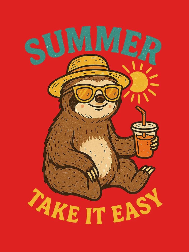Chilling Summer Sloth – “Take It Easy” Design Classic T-Shirt