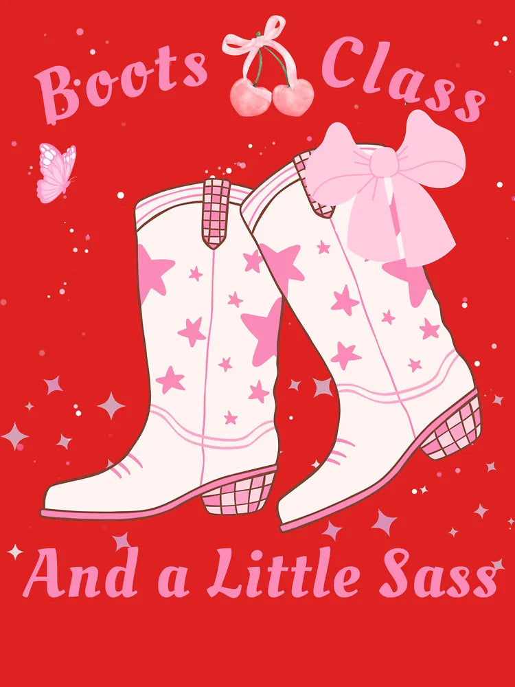 Boots Class and a Little Sass Classic T-Shirt