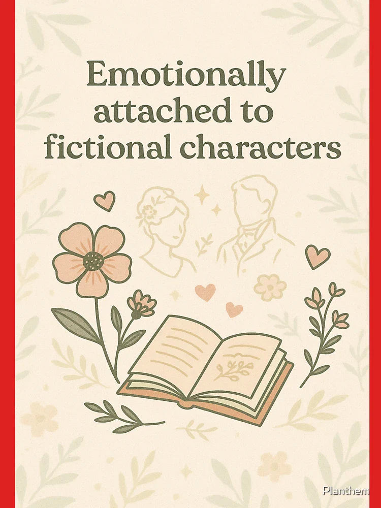 Emotionally Attached to Fictional Characters – Book Lover Quote Classic T-Shirt