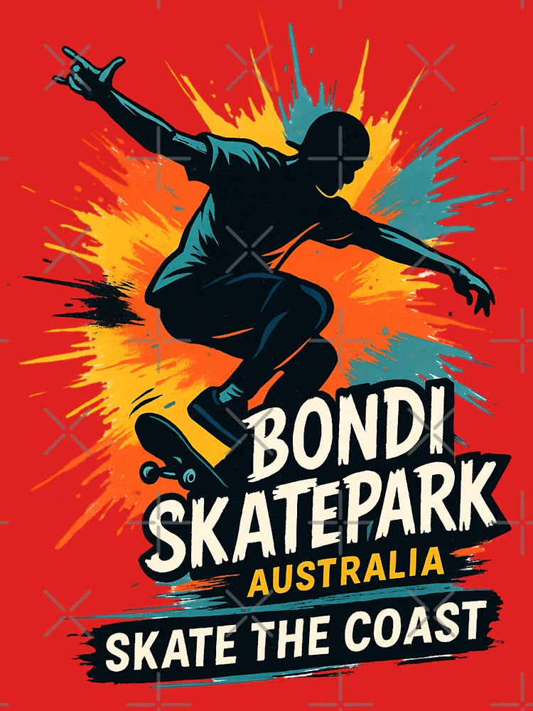 Bondi Skatepark Australia Skate The Coast Series Classic T-Shirt