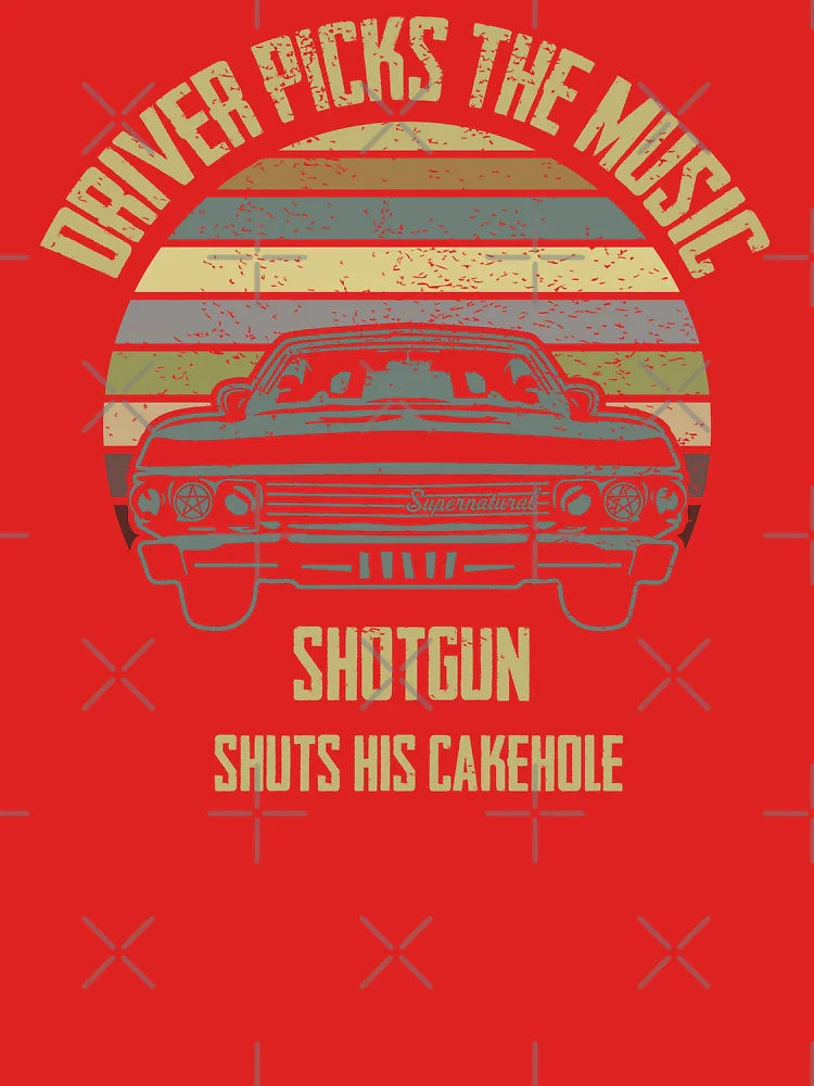 Driver picks the music shotgun shuts his cakehole Classic T-Shirt