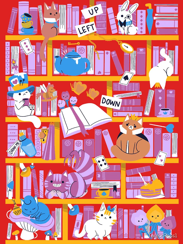 Library in Wonderland Classic T-Shirt