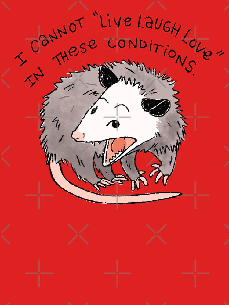 Opossum Live Laugh Love Classic T-Shirt