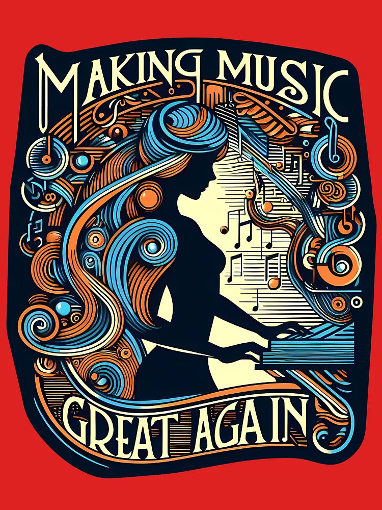 Making Music Great Again, typography Classic T-Shirt