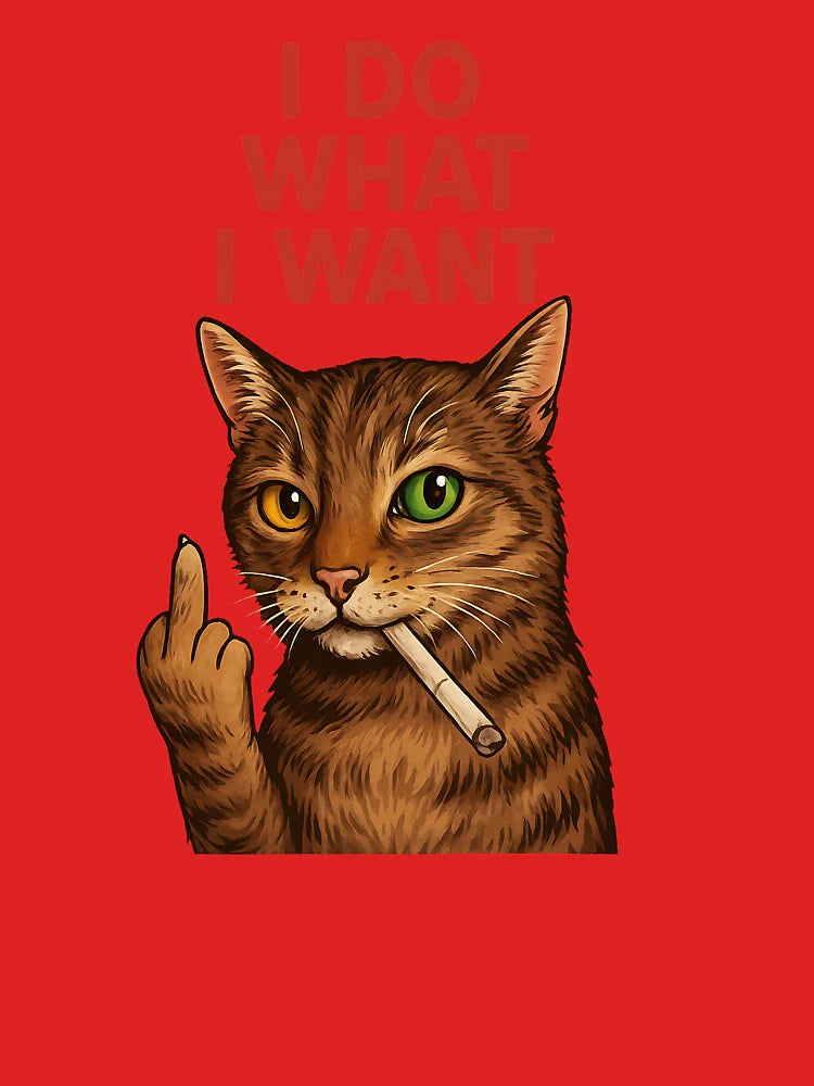 Funny Smoking Cat Meme Classic T-Shirt