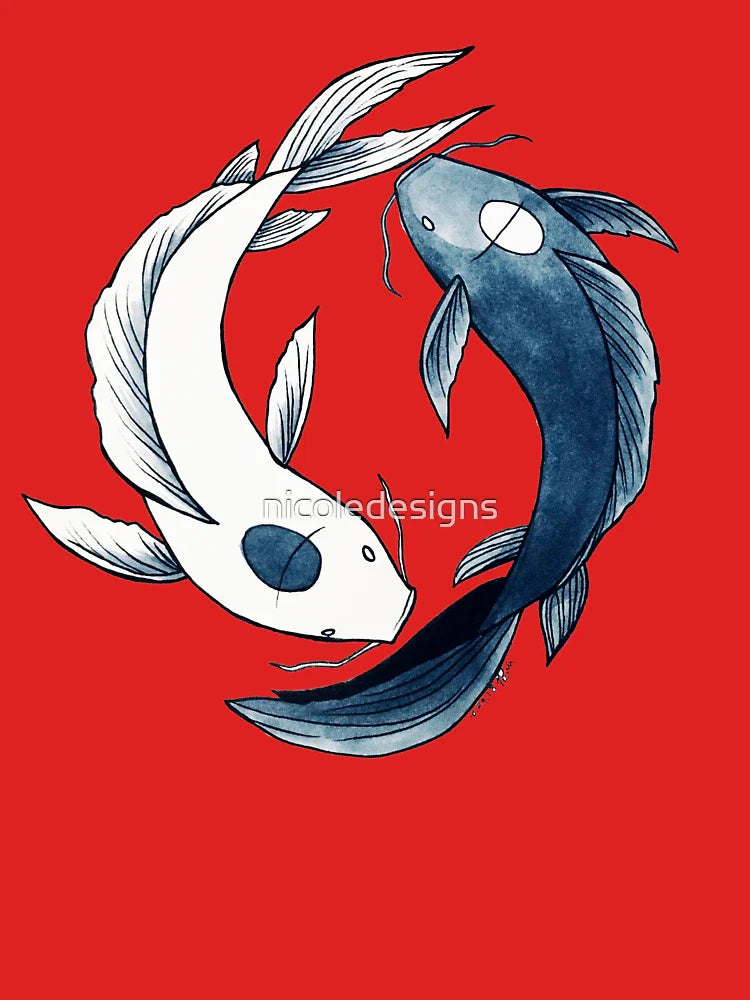 Tui and La - Yin & Yang Koi Classic T-Shirt
