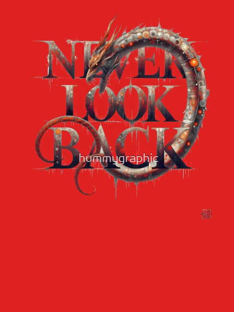 Never Look Back - dragon wrapping t shirt  Classic T-Shirt