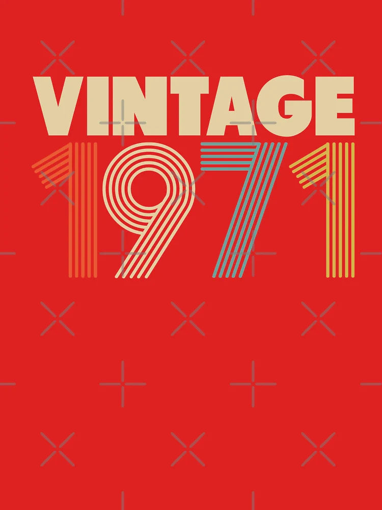 Vintage 1971 - 47th Birthday Classic T-Shirt