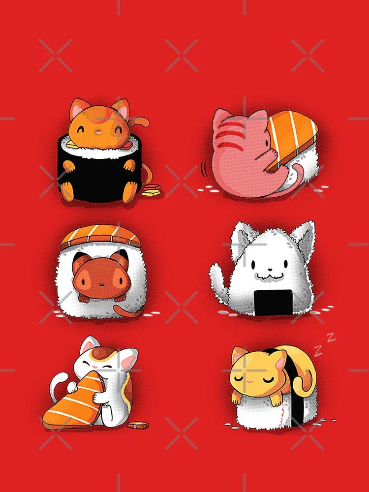 Cute sushi cats Classic T-Shirt