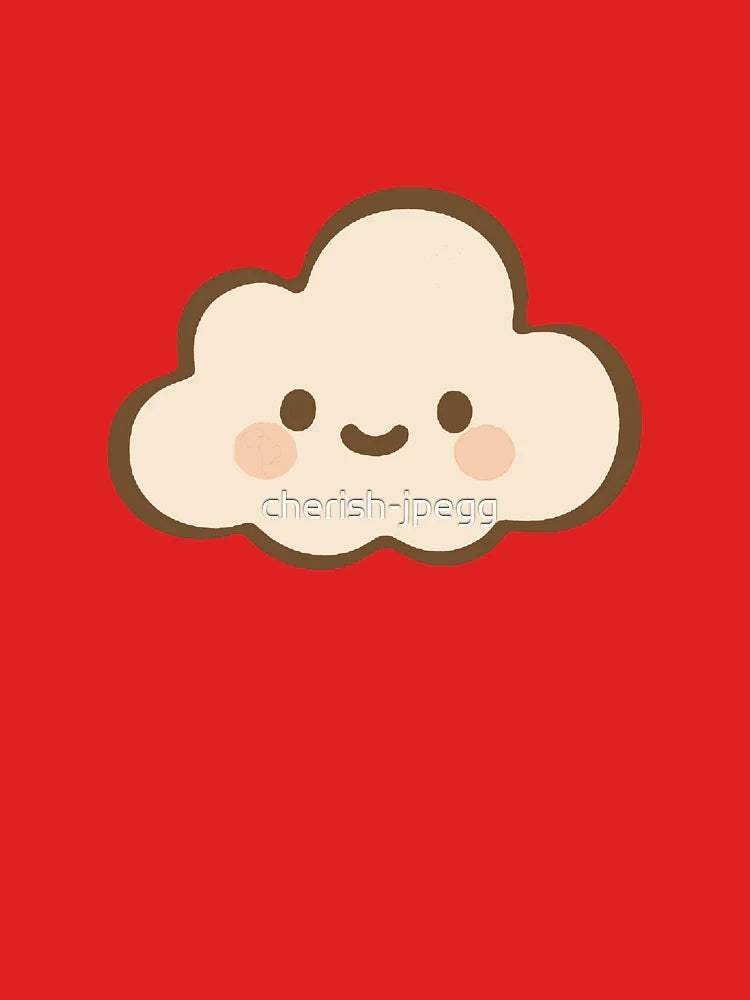 Cute kawaii cloud art  Classic T-Shirt