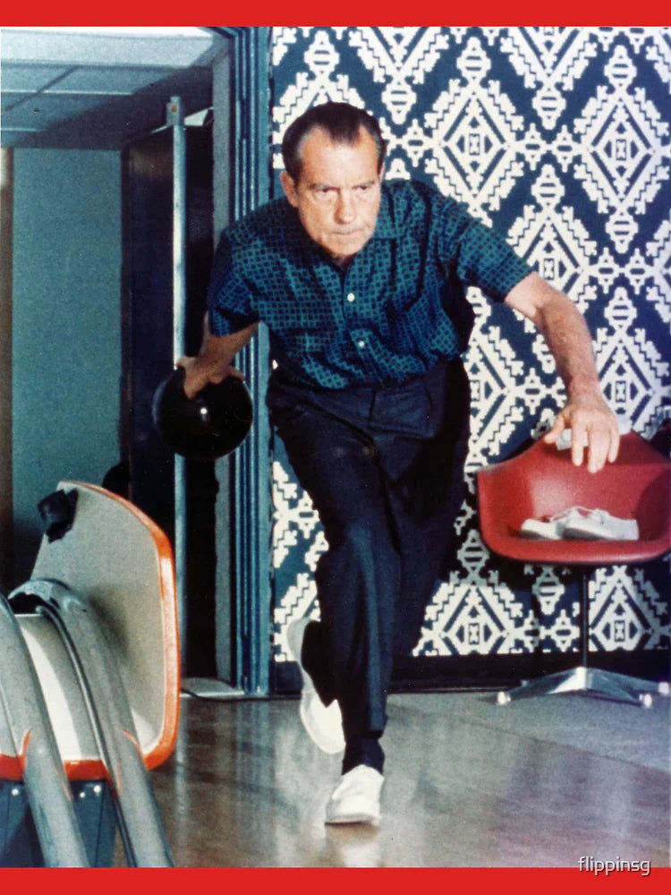Richard Nixon Bowling Classic T-Shirt