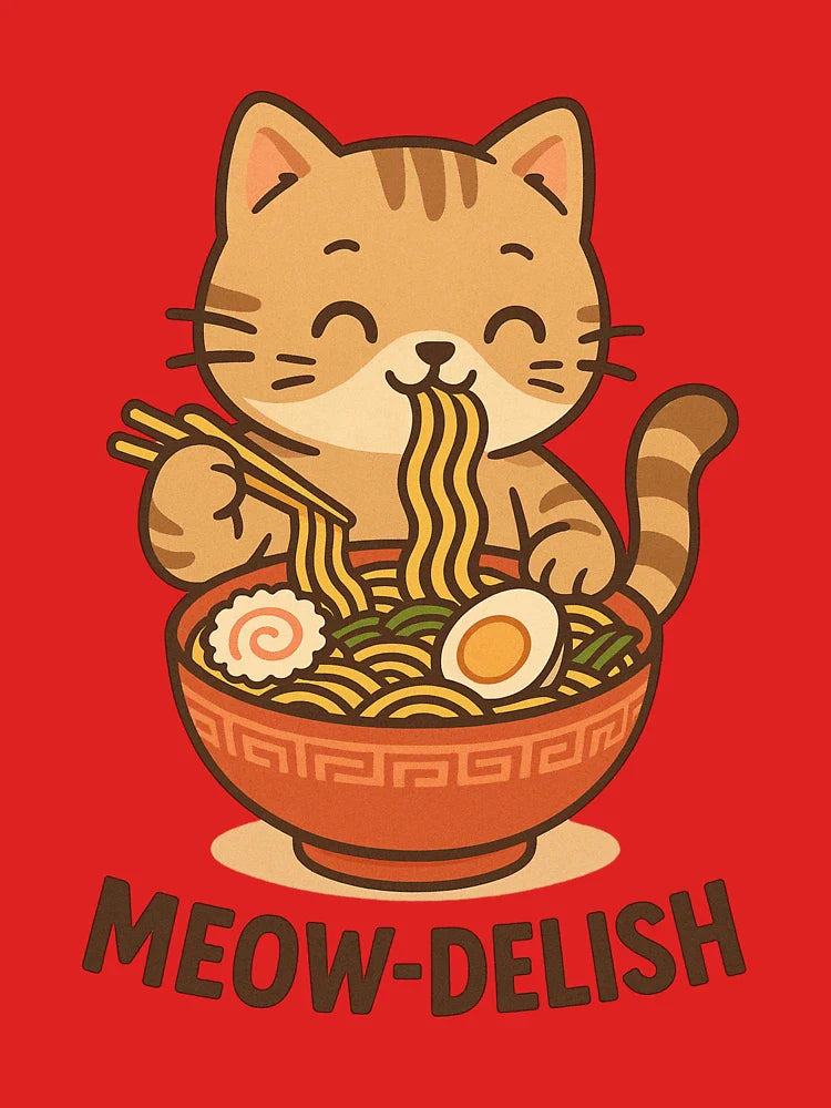 Kawaii Ramen Cat – Meow-Delish Cute Noodle Lover Design Classic T-Shirt