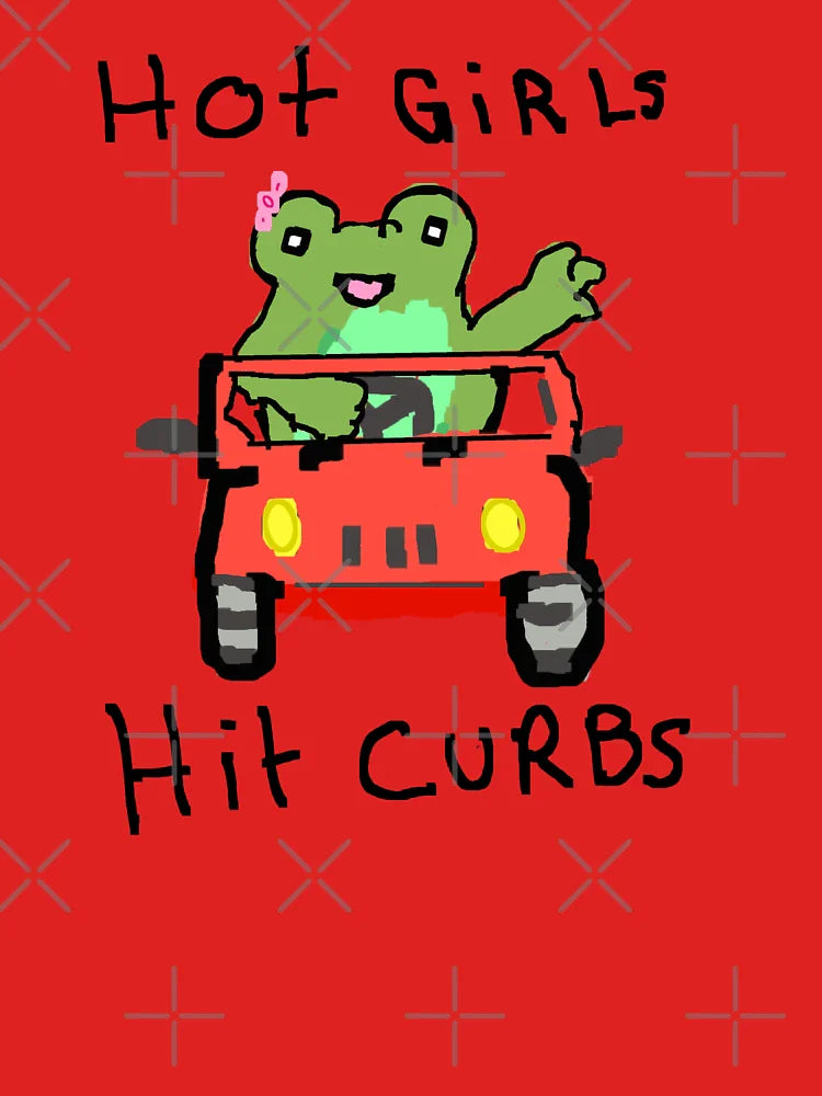 Hot girls hit curbs Frog Classic T-Shirt