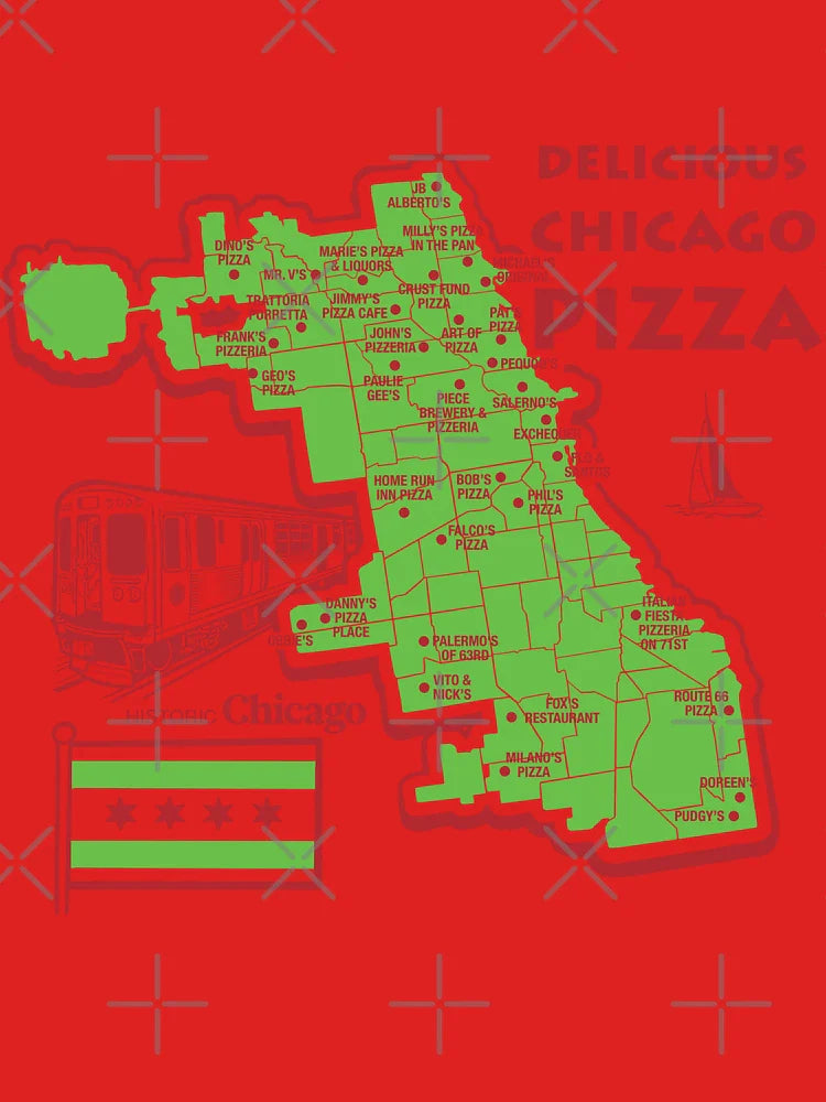 Delicious Chicago Pizza Classic T-Shirt