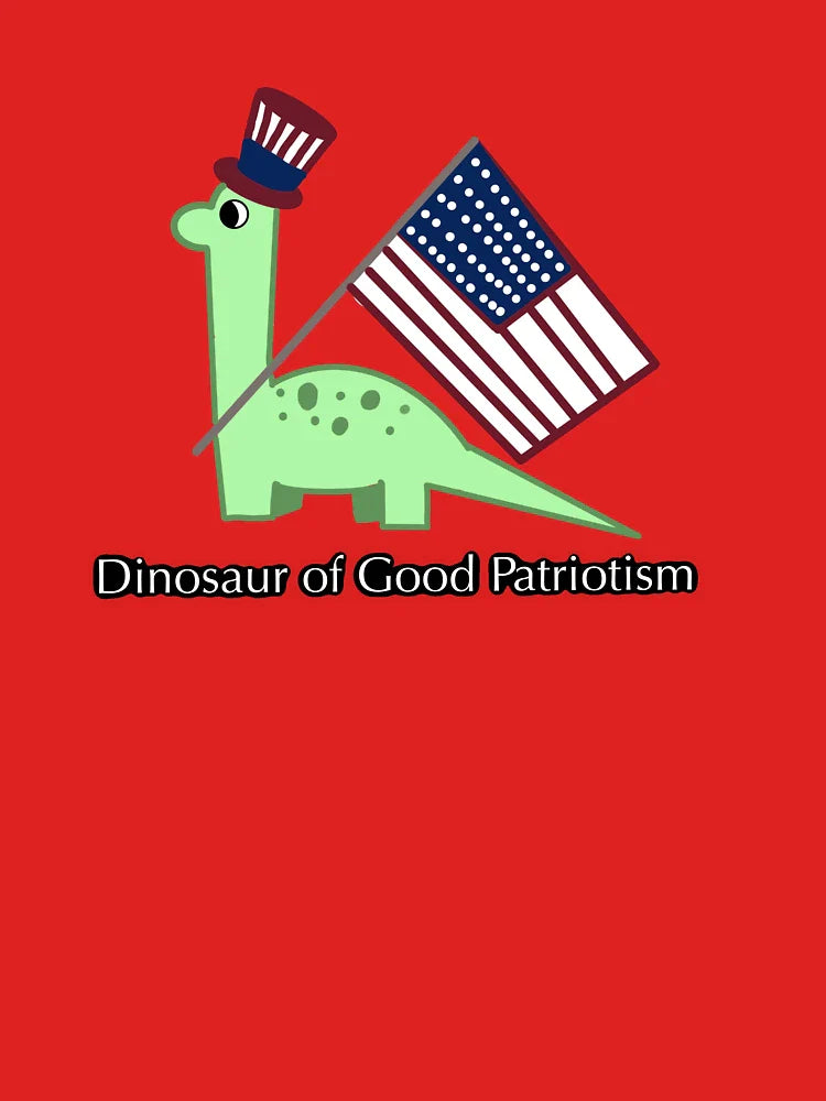 Dinosaur of Good Patriotism Classic T-Shirt