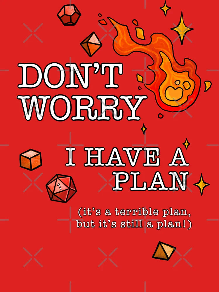 Flawless Planning Skills | Critical fail - DnD Wizard Logic Classic T-Shirt