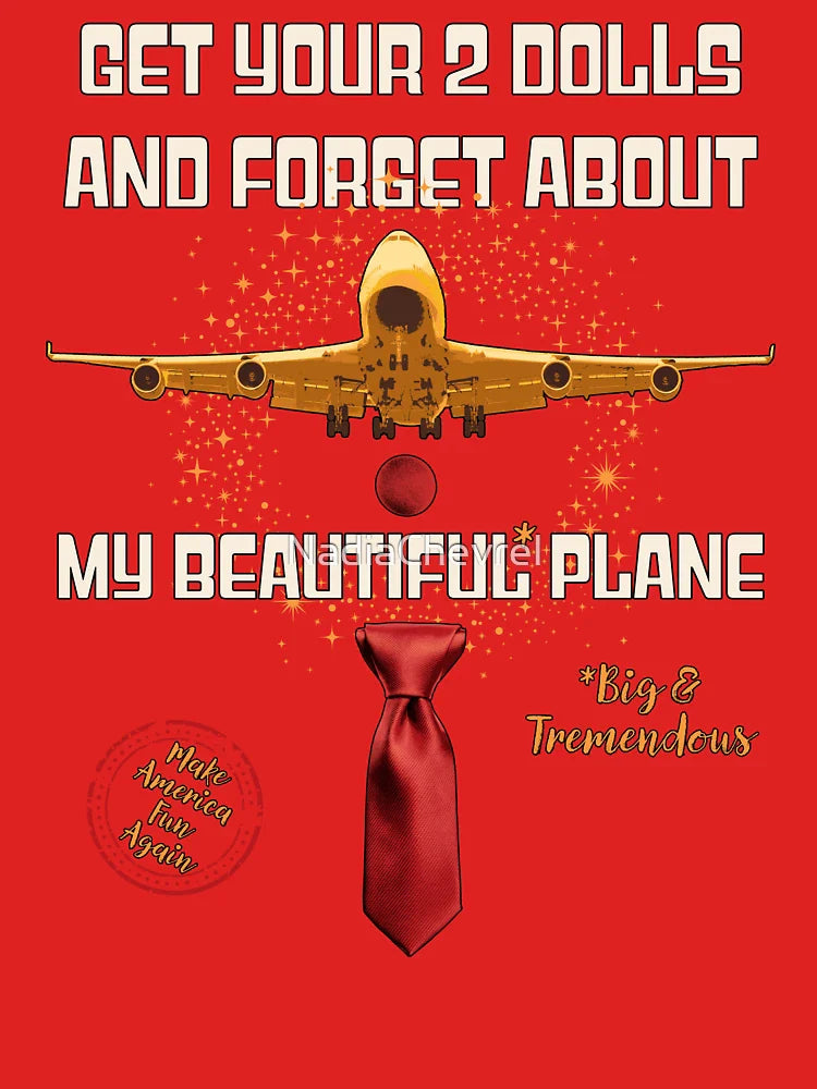 Funny anti Trump plane and dolls Classic T-Shirt
