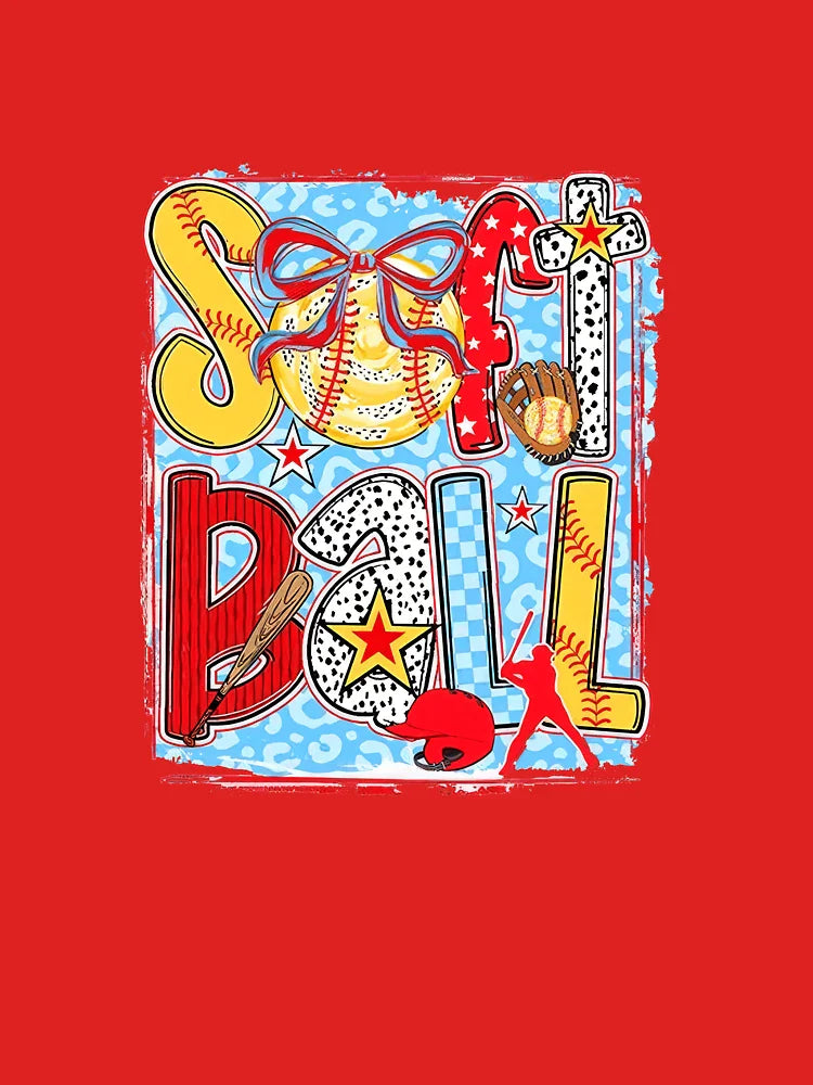 Softball Coquette Softball Mama Game Day Girl Shower Classic T-Shirt
