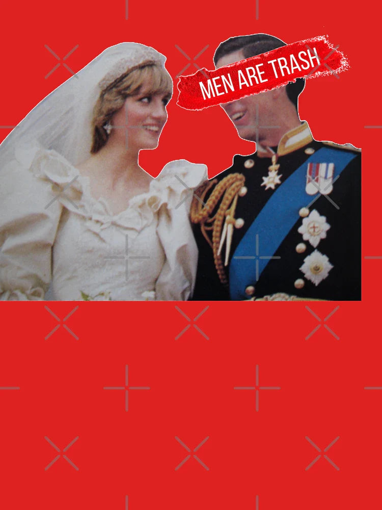 Men Are Trash Charles and Diana  Classic T-Shirt
