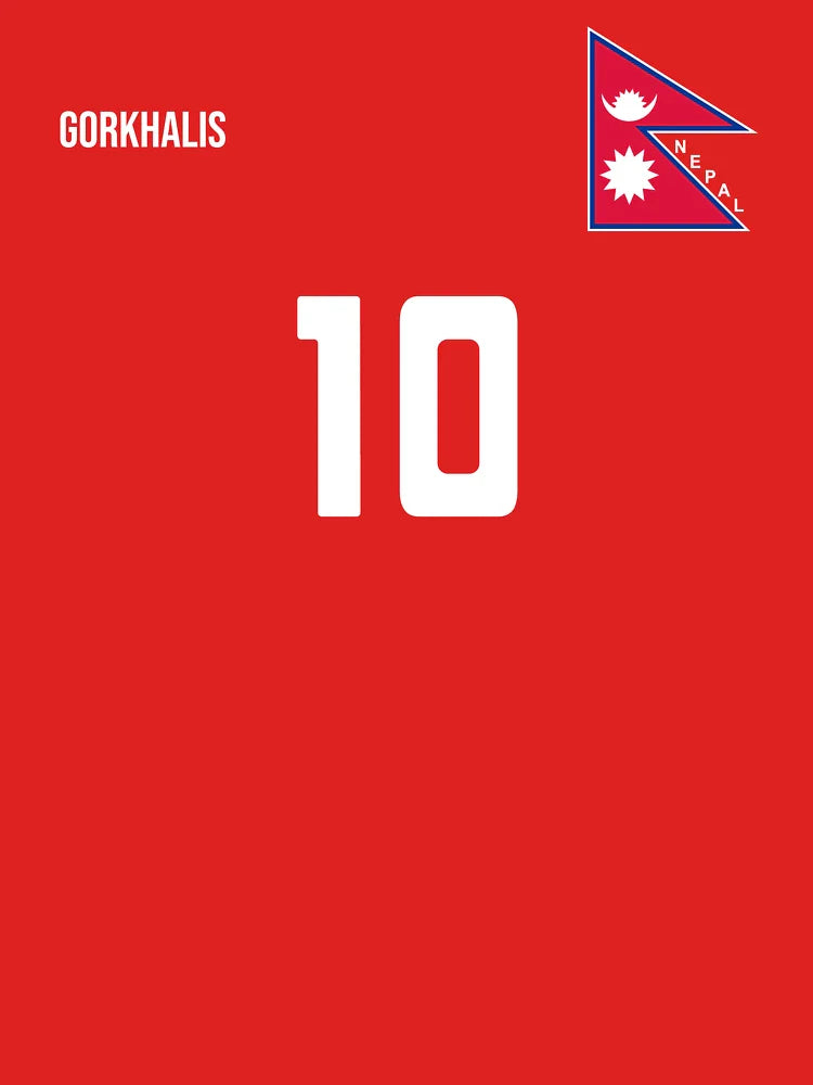 Nepal Soccer Pride Retro Football Jersey for Fans Classic T-Shirt