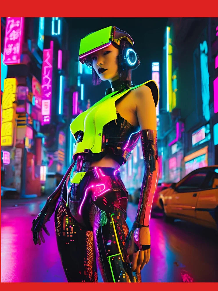 Neon Drifter: Sentinel of the Future Classic T-Shirt