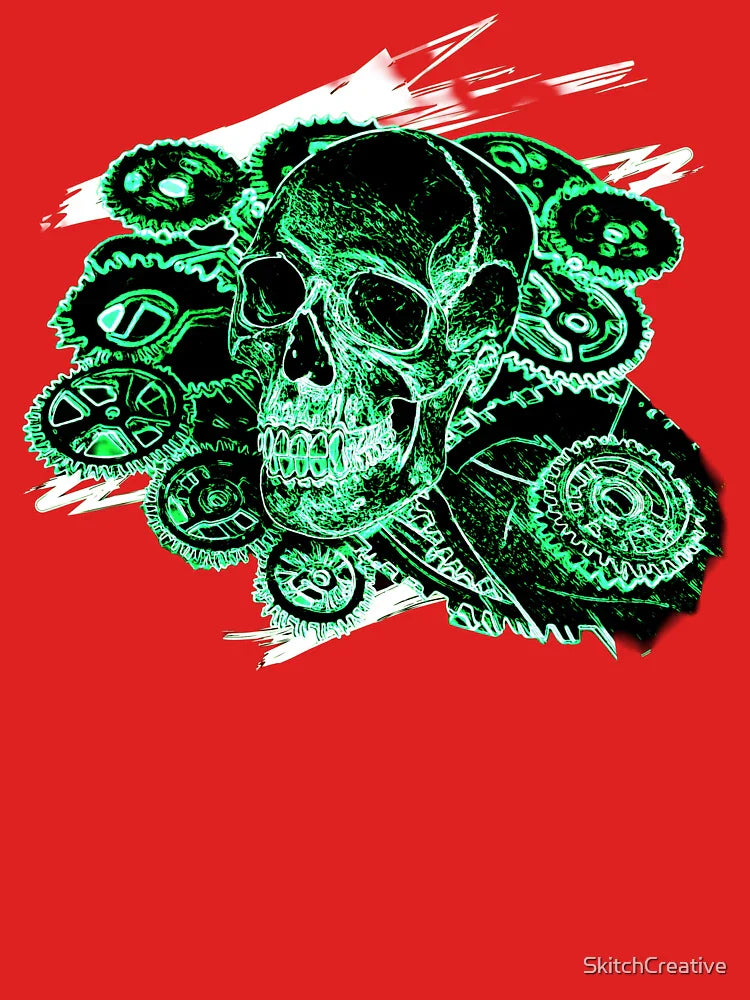 Neon Skull  Classic T-Shirt