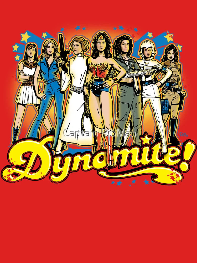 SuperWomen of the 70s - DyNoMite! Classic T-Shirt