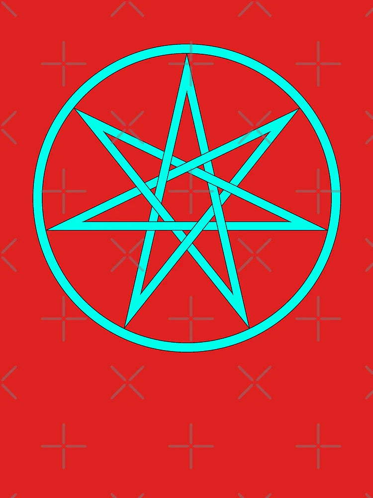 Seven pointed star teal Classic T-Shirt