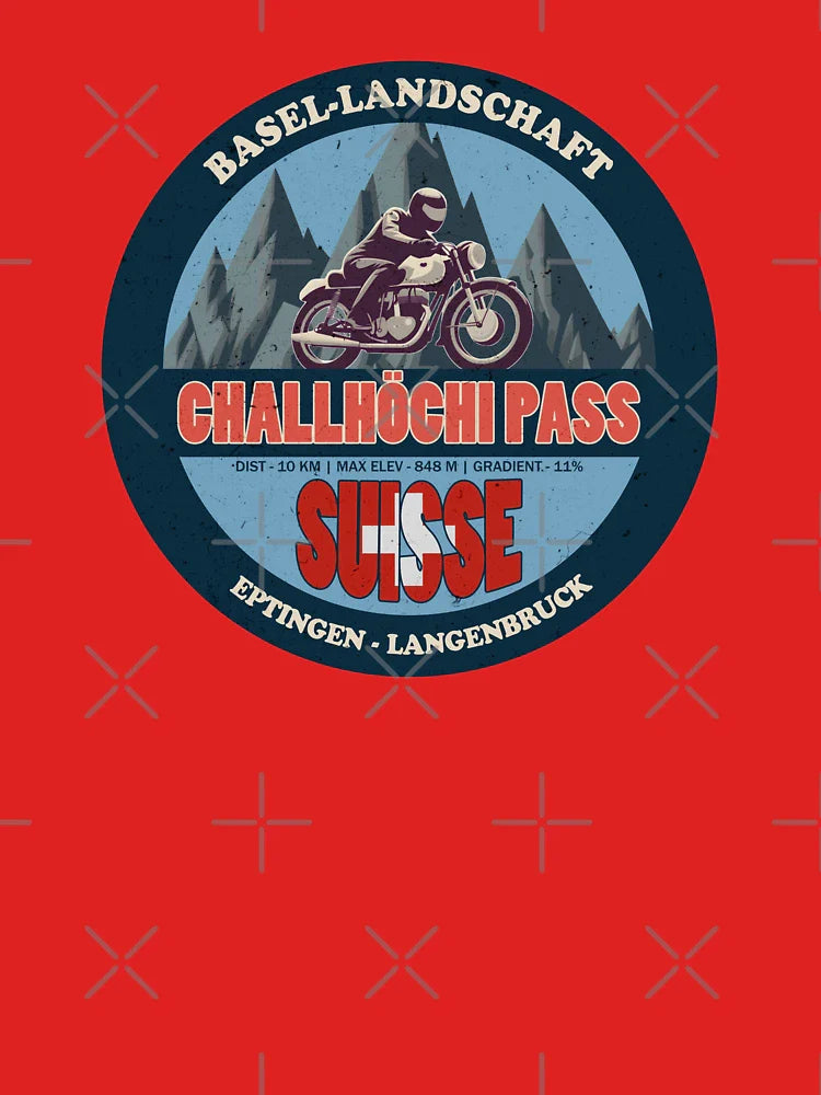 ChallhÃ¶chi Pass, Basel-Landschaft, Switzerland Classic T-Shirt