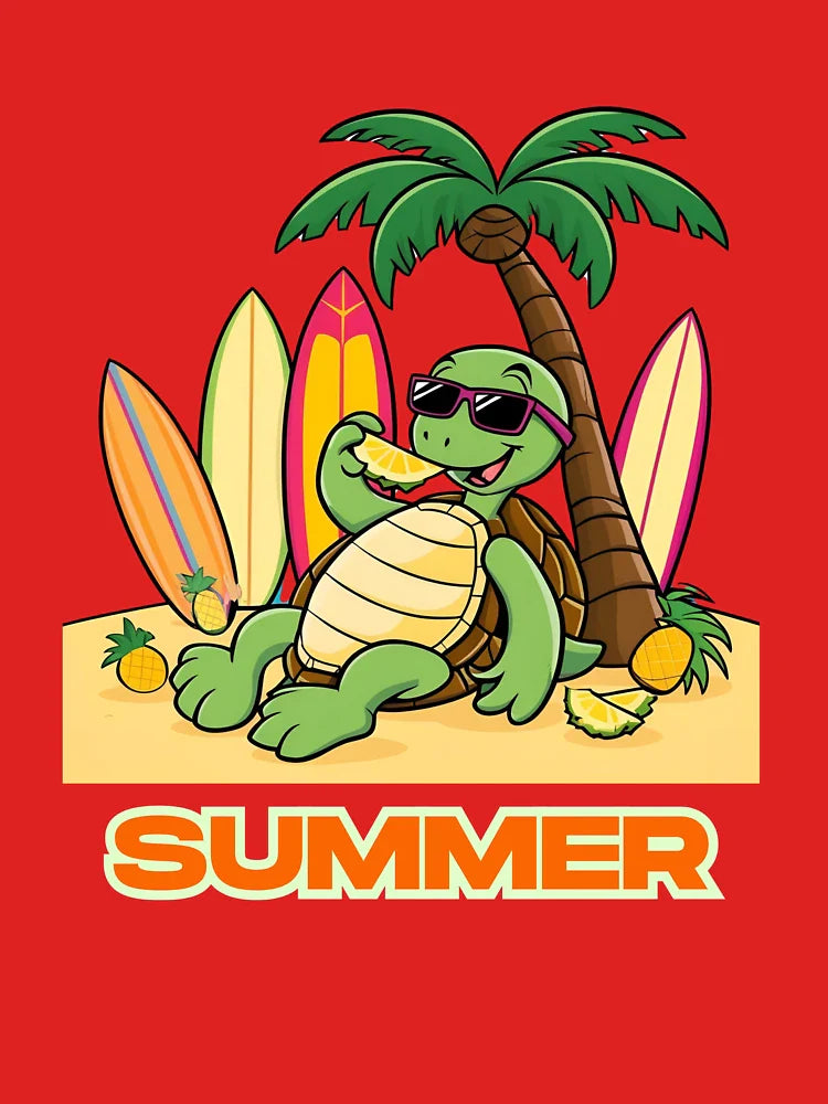 Turtle Summer Funny Hawaii T-Shirt Classic T-Shirt