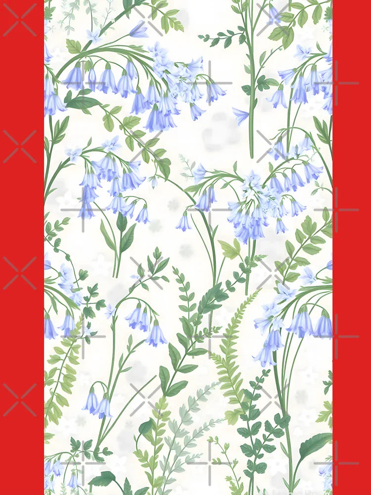 Bluebell Forest Enchantment Woodland Spring Floral Pattern Classic T-Shirt