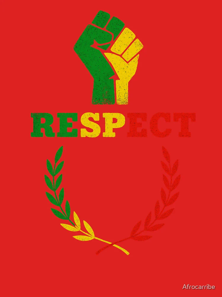 Afrocentric Power Fist Design with Pan-African Colors Classic T-Shirt