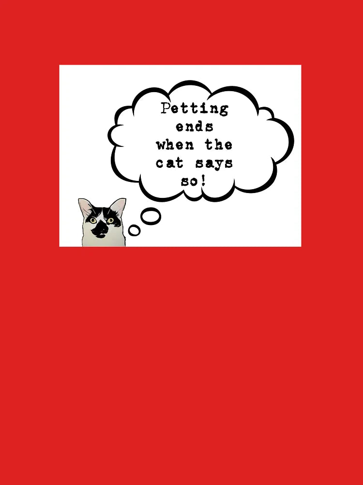 A Message From Mr. Moo: Petting Rules Classic T-Shirt