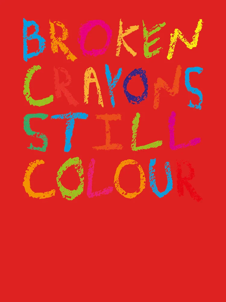Broken crayons still colour (grunge version) Classic T-Shirt